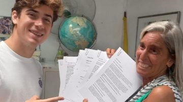 Materia pendiente: Franco Colapinto terminó la secundaria en medio de su acelerada agenda