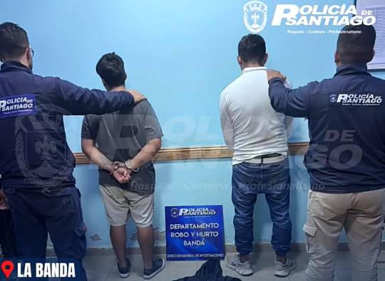 Capturan al encapuchado y su secuaz que atacaron a dos adolescentes en La Banda