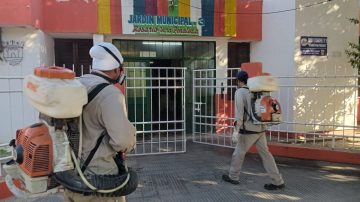 Calidad de Vida de la Capital fumigó en los 26 jardines de infantes municipales