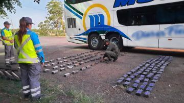 Secuestran 191 celulares ocultos en un colectivo de pasajeros que viajaba a Buenos Aires