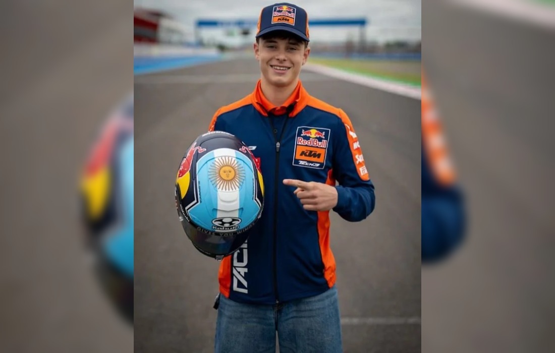 Valentín Perrone arrancó en el puesto 11 en la primera tanda de las prácticas libres