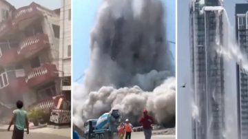 Muertos y más de 80 personas atrapadas en el derrumbe de un edificio por el terremoto en Tailandia