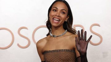 Zoe Saldaña nombró a su abuela Argentina y generó confusión en su discurso tras ganar un Óscar