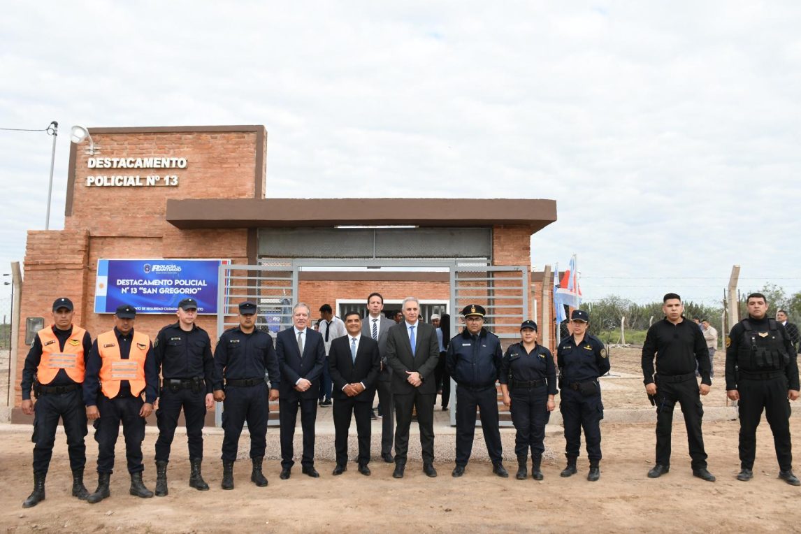 Inauguraron un nuevo destacamento policial en San Gregorio, Loreto