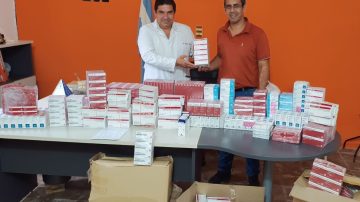 La comisión municipal de La Cañada entregó medicamentos al Hospital Zonal