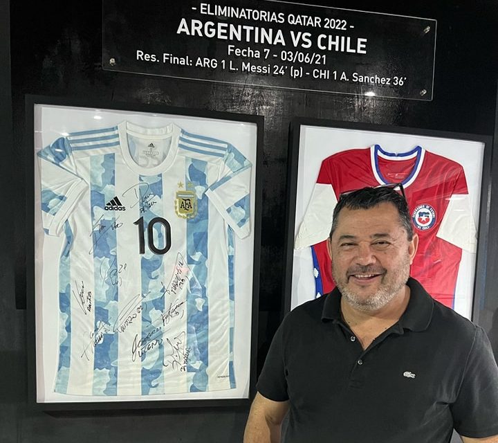 El papá del “Cuti” Romero visitó el Estadio Único Madre de Ciudades