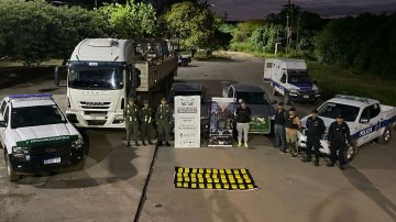 Nueve hombres y 126 kilos de cocaína atrapados en operativos en Salta