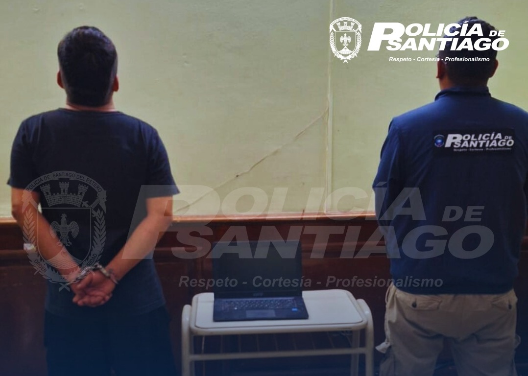 Robó una netbook de un conocido hotel céntrico y fue aprehendido