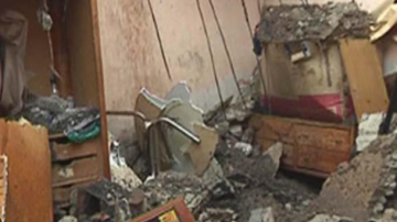 Una mujer se salvó de milagro tras el derrumbe parcial de su vivienda