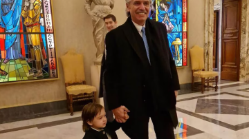 “Nunca podrán separarnos porque estás en mi alma”: el emotivo posteo de Alberto Fernández a su hijo