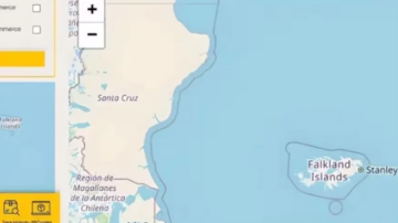 Polémica por un mapa del Correo Argentino que nombraba “Falkland” a las islas Malvinas