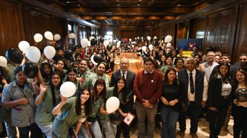 Alumnos de diferentes partes de la provincia visitaron la Casa de Gobierno