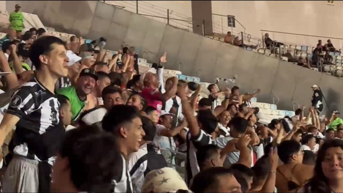 Locura total: la reacción de los hinchas ferroviarios en el Maracaná tras el gol de Heredia