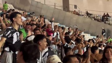 Locura total: la reacción de los hinchas ferroviarios en el Maracaná tras el gol de Heredia