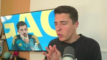 “Toto” Bordieri, streamer boquense, arruinado por el triunfo de Central Córdoba