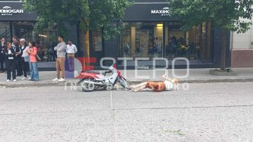 FOTOS: La policía reconstruyó el accidente donde murió una mujer de 68 años en esquina céntrica