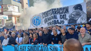 Marcha de la CGT por el Día del Trabajador: “Si no cambia la situación se va a agravar”