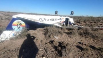 Una avioneta se estrelló en el despegue y hay un muerto