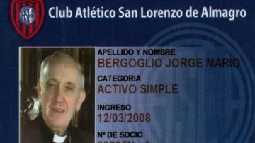 La llamativa coincidencia entre la hora de la muerte del Papa y su número de socio de San Lorenzo