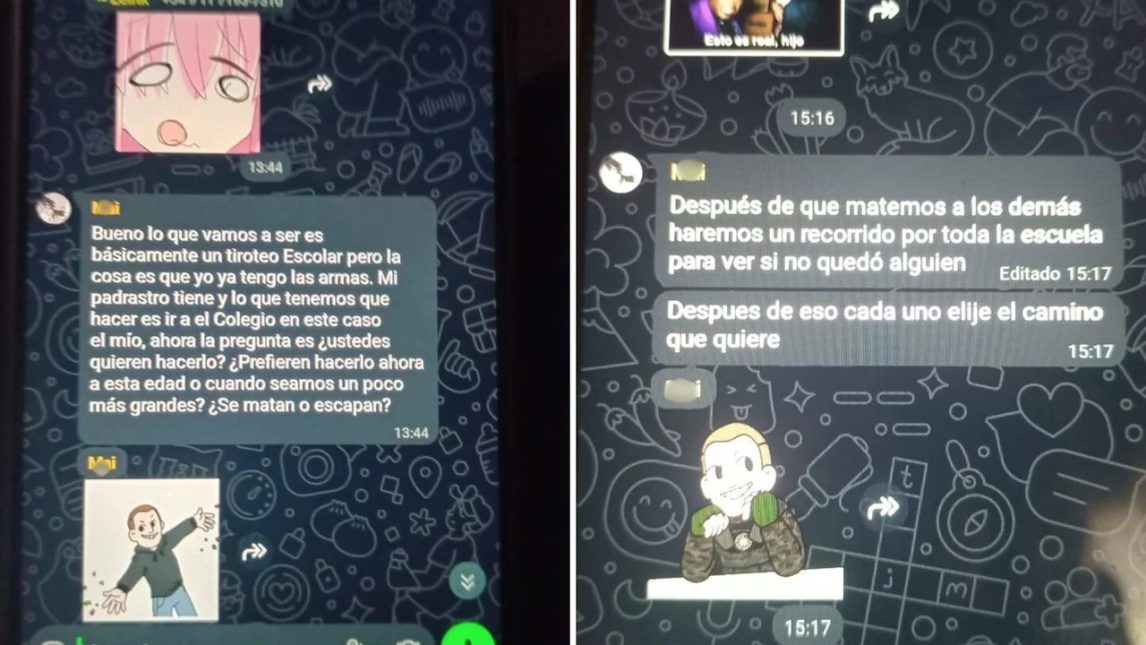 Pánico: Alumnos planeaban un tiroteo en una Escuela por WhatsApp