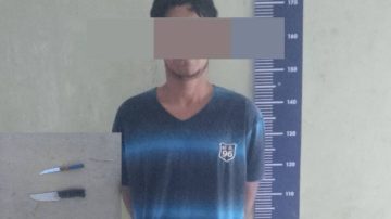 Asaltó con dos cuchillos a un hombre y terminó detenido a los pocos minutos