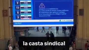 “La casta sindical atenta contra millones de argentinos”: la crítica del Gobierno al paro general de la CGT
