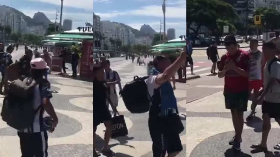 Furor en Río de Janeiro: los hinchas de Central Córdoba “copan” las calles y se preparan para el “banderazo”