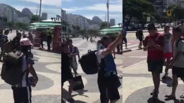 Furor en Río de Janeiro: los hinchas de Central Córdoba “copan” las calles y se preparan para el “banderazo”