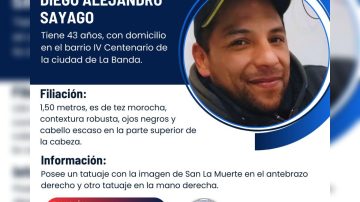 Viajó a Buenos Aires y no se supo más: buscan a un bandeño de 43 años