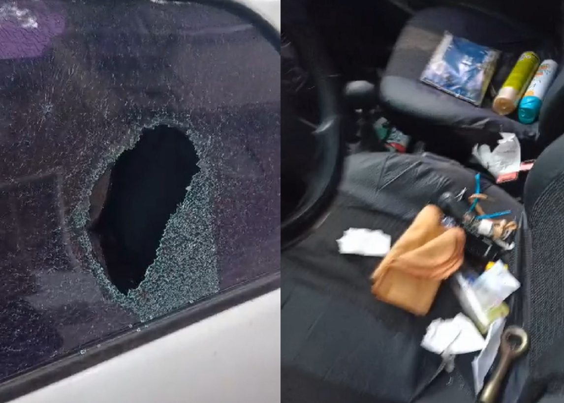Inseguridad en Av. Alsina: vecinos indignados por la rotura de vidrios de autos estacionados