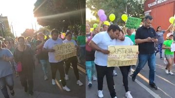 Padres de la niña abusada por el DJ en un velorio encabezaron una marcha para pedir justicia