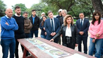 La intendente Fuentes supervisó la obra del paseo Mama Antula que agregará espacios de recreación y deportivos al parque Aguirre