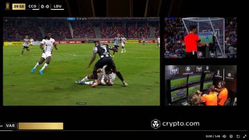 Video: el penal que no le cobraron a Central Córdoba ante la Liga de Quito