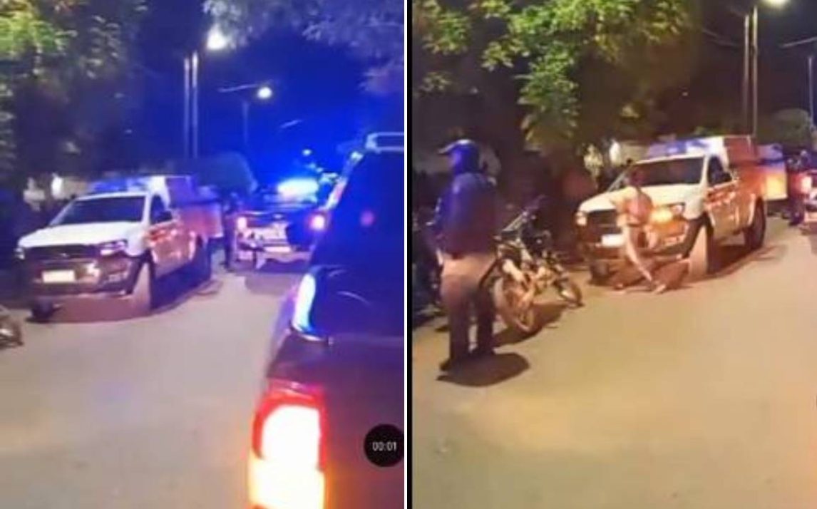 El video de bronca y dolor de los vecinos del B° Borges cuando trasladaban a la comisaría al DJ que violó a su primita