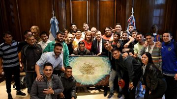 Zamora y Elías Suárez recibieron a jóvenes en recuperación de las adicciones