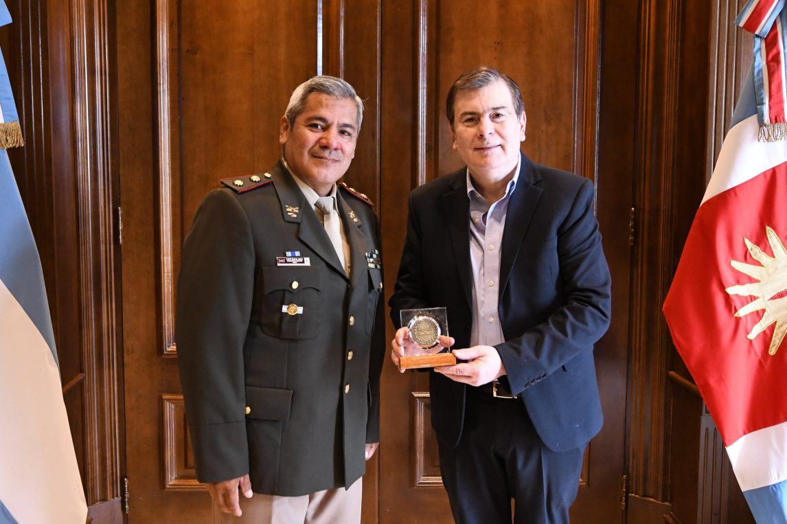 Zamora recibió al nuevo jefe de Gendarmería Nacional en Santiago del Estero