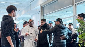 Los hinchas de Central Córdoba despidieron al plantel que ya viaja a Venezuela