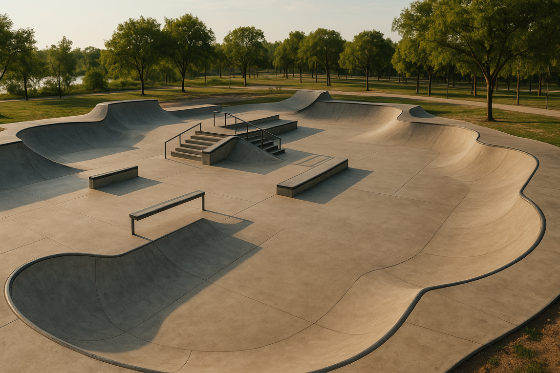 Ultiman detalles para el inicio de la construcción de la nueva pista de skate en la Costanera Sur