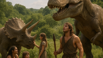 ¡A marzo! Encuesta afirma que hay un 22% de argentinos que piensan que los humanos y los dinosaurios convivieron