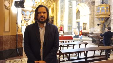 Felipe Cisneros participó de la ceremonia de clausura del proceso de beatificación y canonización de Gottau