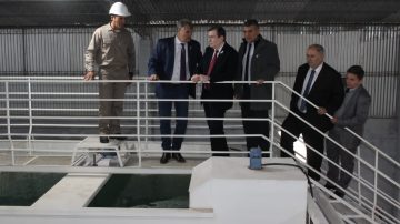 En La Aurora, habilitaron una planta potabilizadora que beneficiará a más de 500 familias