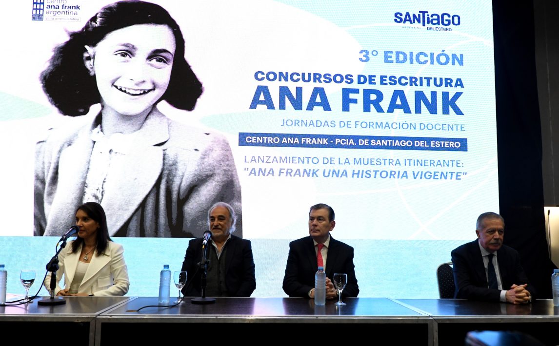 Lanzaron en Santiago del Estero la tercera edición del Concurso de Escritura “De Ana Frank a nuestros días”