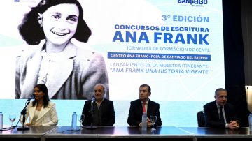 Lanzaron en Santiago del Estero la tercera edición del Concurso de Escritura “De Ana Frank a nuestros días”