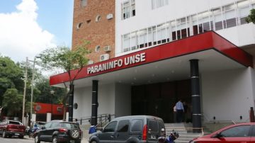 La UNSE presentará la nueva fachada del Paraninfo, símbolo cultural y educativo de Santiago del Estero