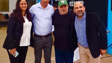 El Mocase VC acompañó inauguraciones en El Cerrito y Km 49