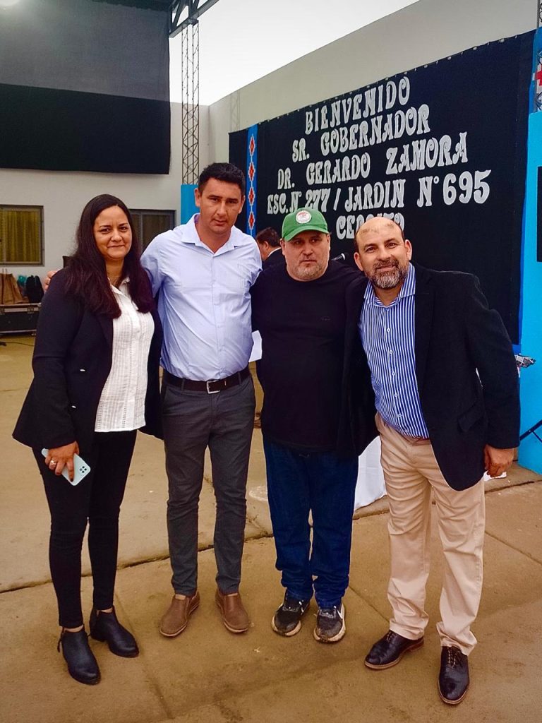 El Mocase VC acompañó inauguraciones en El Cerrito y Km 49