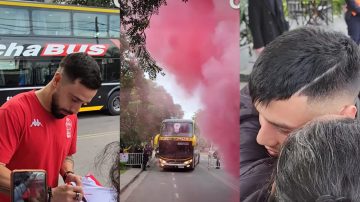 Huracán llegó a Santiago del Estero y desató la locura de sus hinchas
