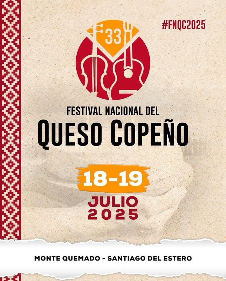 Monte Quemado se prepara para celebrar la 33ª edición del Festival Nacional del Queso Copeño