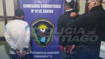 Los delató la alarma: Fueron aprehendidos tras ingresar a una finca sobre Avenida Lugones