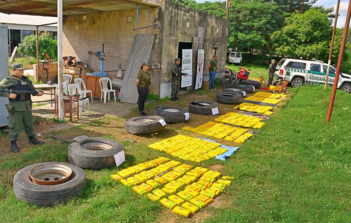 Descubren más de 400 kilos de cocaína en las cubiertas de un camión